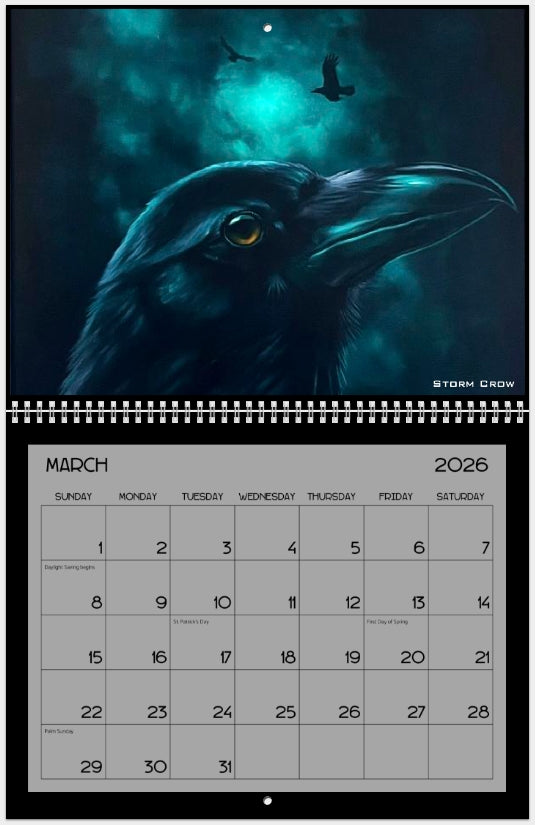 Burris Art Wall 2026 Wall Calendar