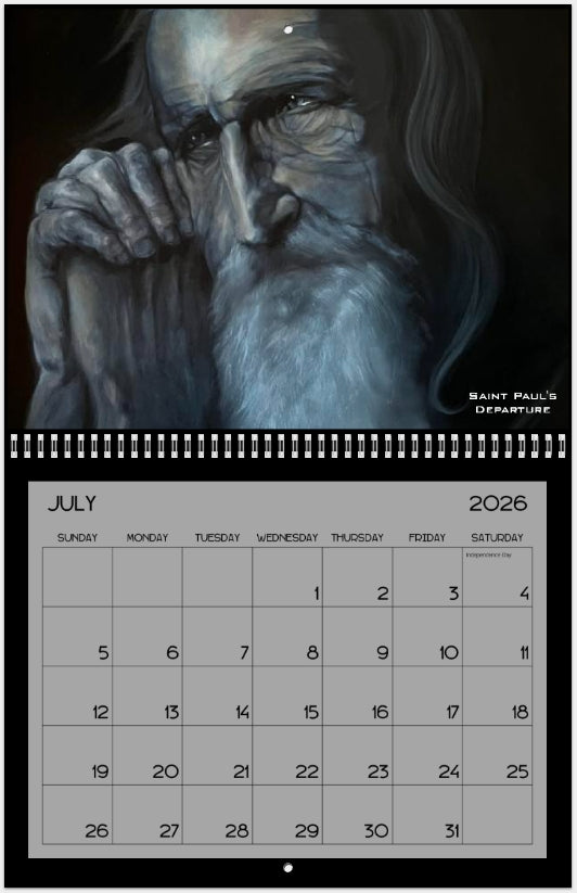 Burris Art Wall 2026 Wall Calendar