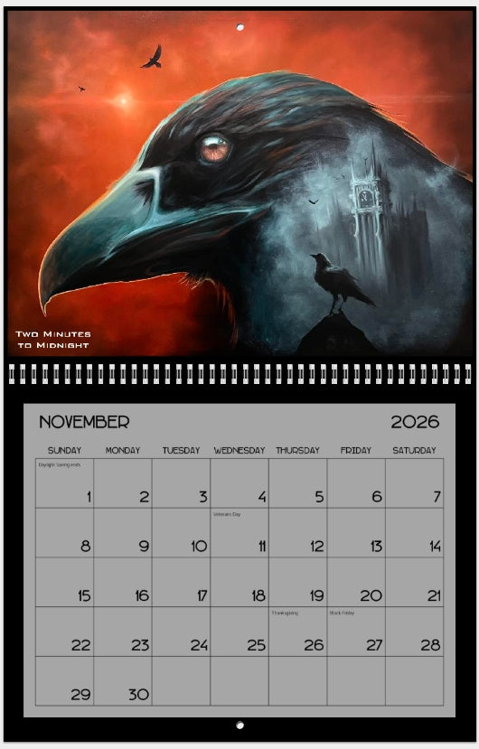 Burris Art Wall 2026 Wall Calendar