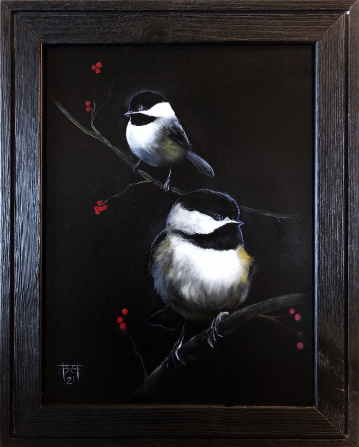 Chickadees on a Branch pt. 2