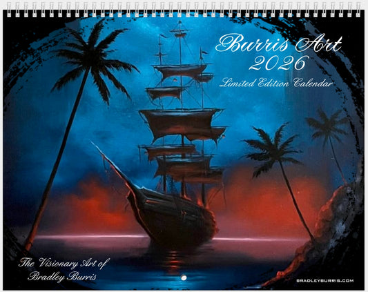 Burris Art Wall 2026 Wall Calendar